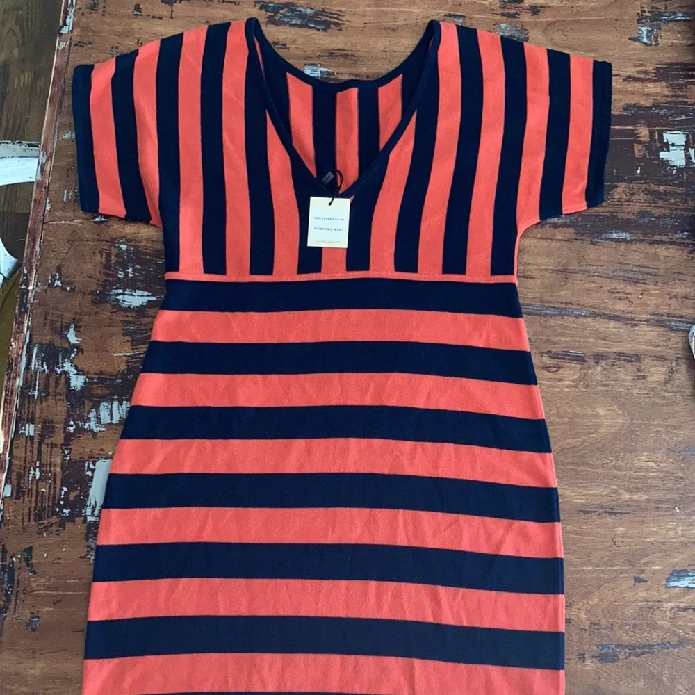 NWT Trina Turk Two Way Knit Dress Women’s XS